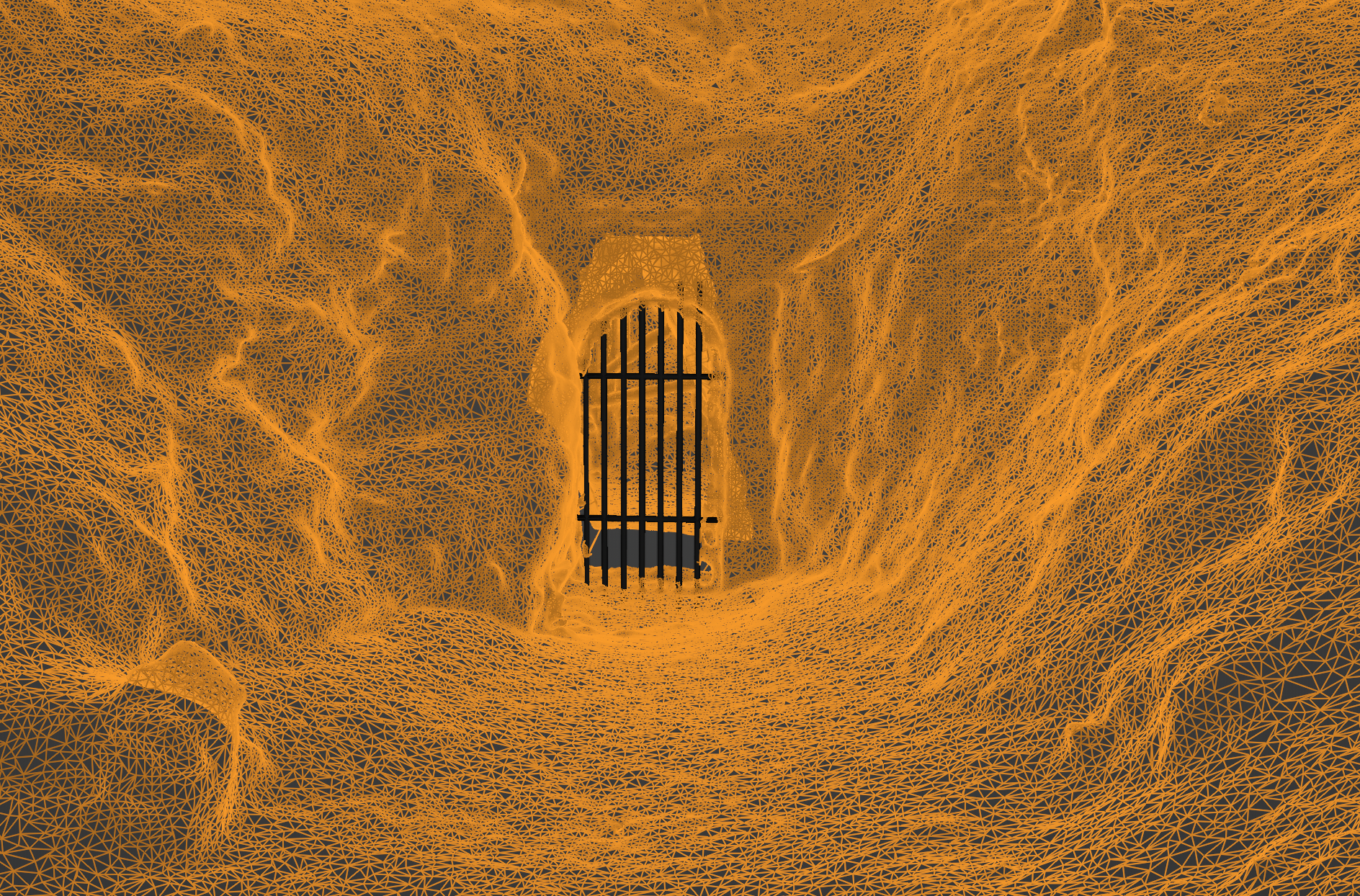 3D Scan Stollen 2